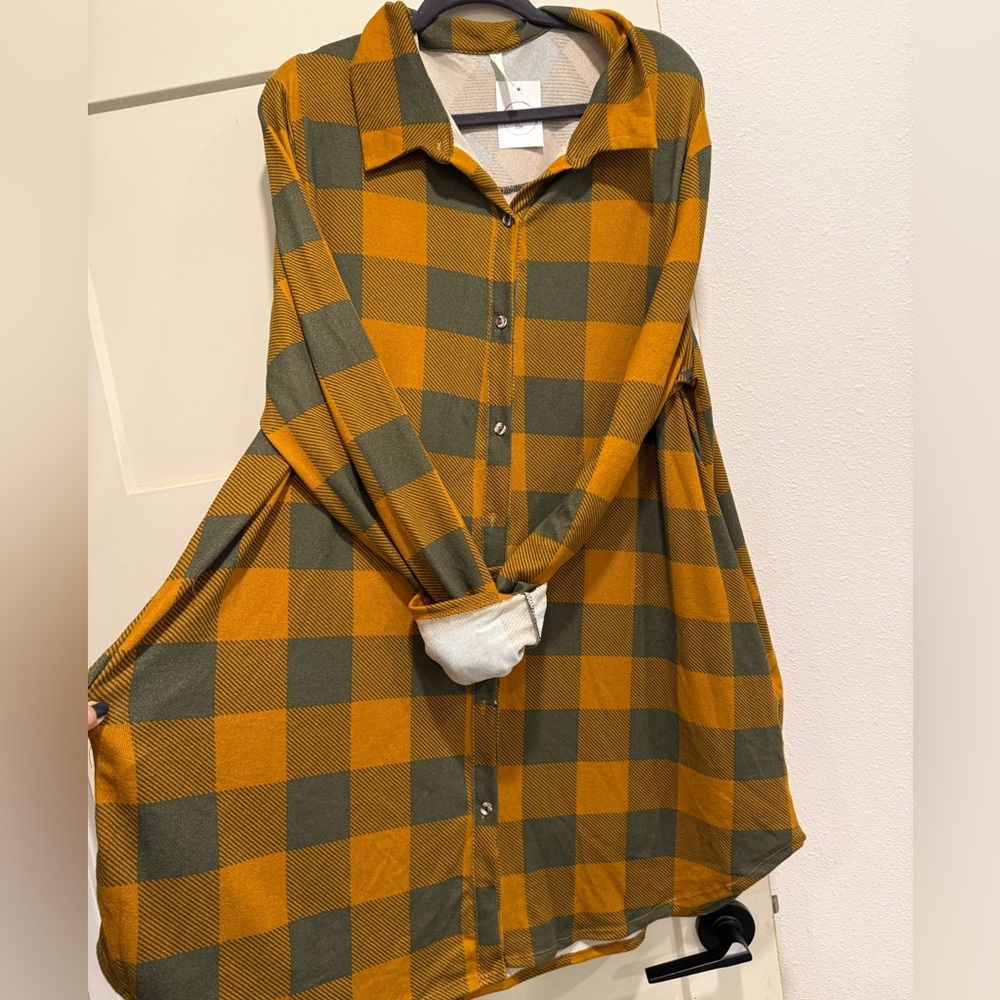 Flannel “dress”